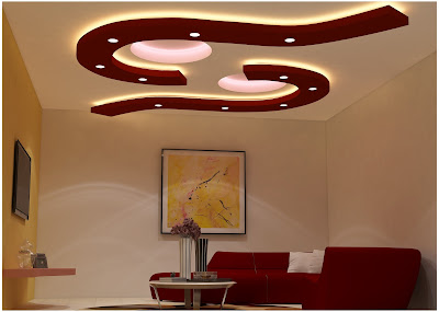 POP design - false ceiling designs for living room