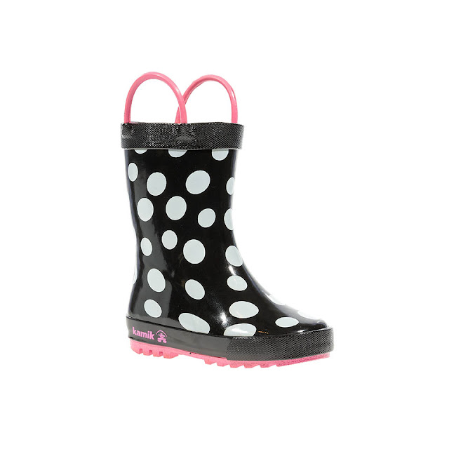 kamik polka dot boots for toddlers