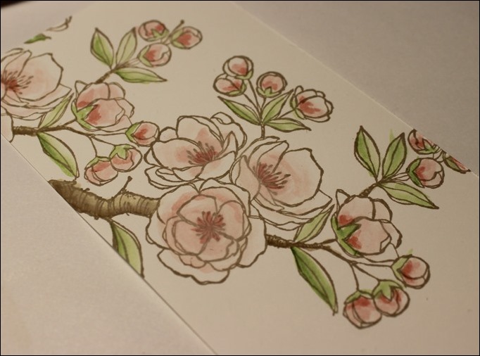 Stempel Motiv colorieren Technik 09