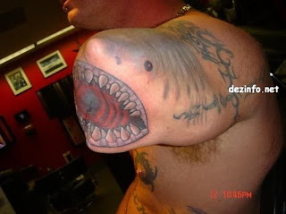shark tattoo art for body