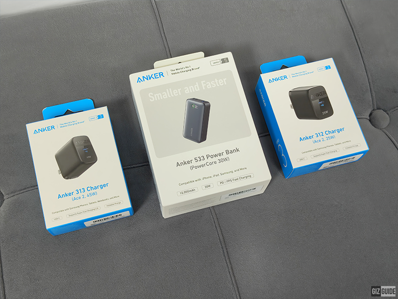 Anker 533 Power Bank, 312 and 313 chargers announced, priced starting at PHP 695!