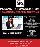 Walk In Interview di PT. Samapta Prima Sejahtera Surabaya Agustus 2020