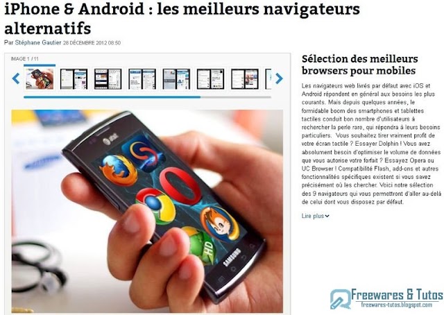 Le site du jour : les meilleurs navigateurs internet alternatifs pour iPhone et Android