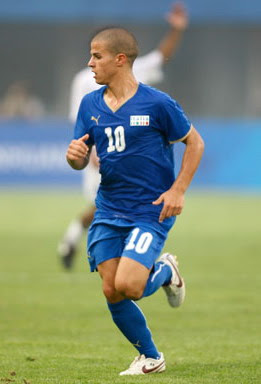 Sebastian Giovinco with Italy jersey