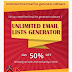 Unlimited email lists generator