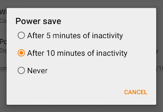 Save Battery Power