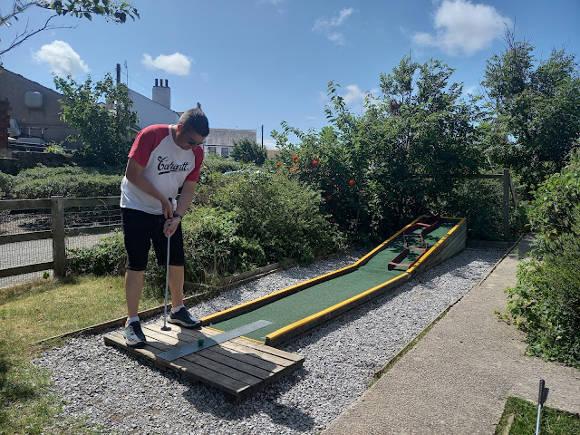 Crazy Golf at the Lake District Coast Aquarium in Maryport