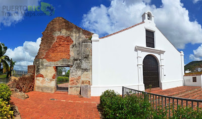 Front view of the Porta Coeli at San Germán,