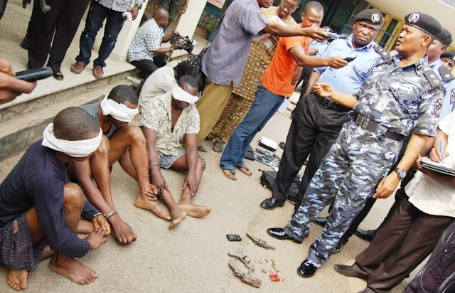 90 kidnappers, robbery suspects arrested in Ogun
