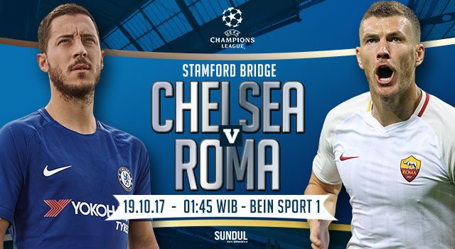 Prediksi Chelsea vs Roma – 19 Oktober 2017