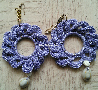 free crochet pattern, free crochet ear ring pattern, free crochet jewelry pattern, crochet jewellery pattern, crochet ear ring pattern, hoop ear ring pattern, beaded crochet ear ring pattern, Shyama Nivas, blogaday, spreadsmiles, Pradhan Embroidery Stores, Anchor knitting cotton, White rose knitting cotton, metallic knitting cotton,