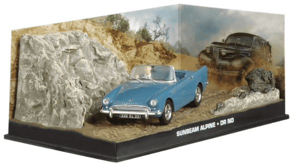 bond in motion 1:43 eaglemoss, sunbeam alpine 1:43 dr. no