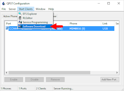 Cara Flashing Menggunakan QPST Tool