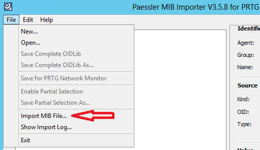 PRTG: Cómo importar MIB - Parte 1