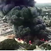Incendio consume almacén de Plaza Lama en autopista Duarte