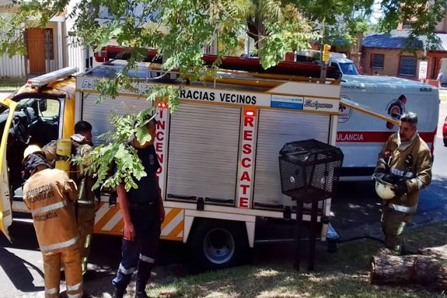 El siniestro ocurrió en Concordia durante el mediodía de este lunes y afectó a un inmueble