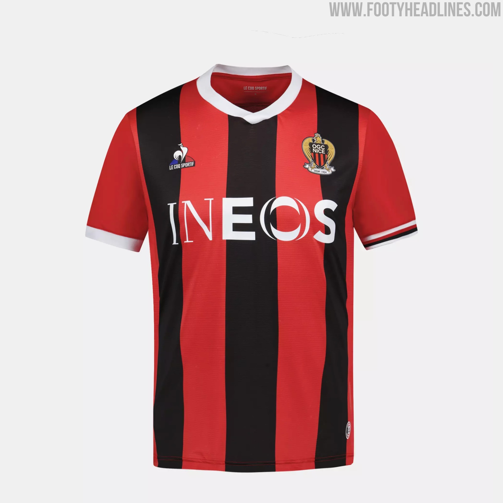 No More Macron - Le Coq Sportif OGC Nice 23-24 Home & Away Kits Released -  Footy Headlines