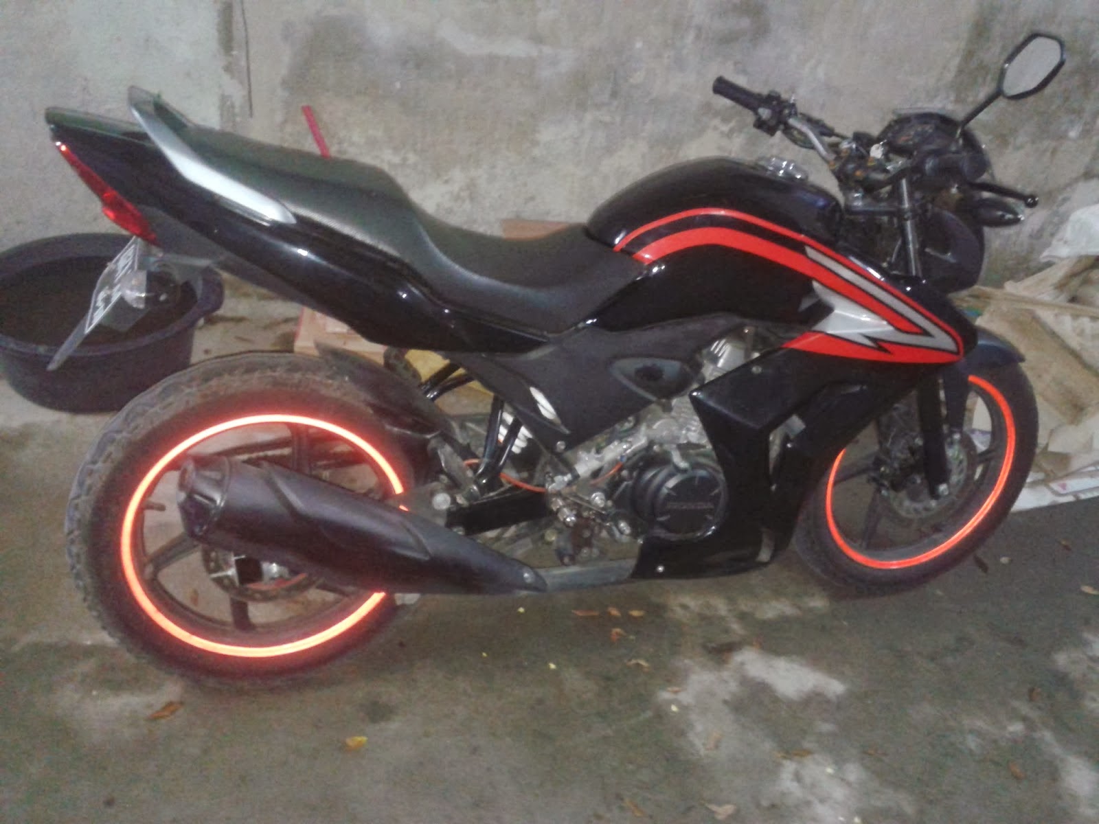 Modifikasi Honda Verza Half Fairing  Modifikasi Honda 