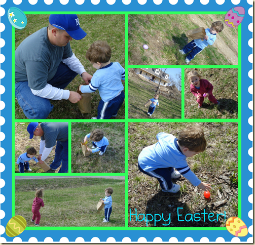 Egg Hunt Collage