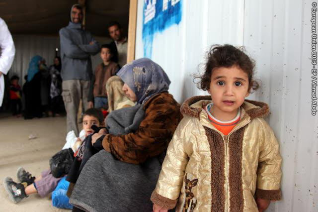 Refugiados sirios en Francia. Foto: Unión Europea / Ahmad Abdo