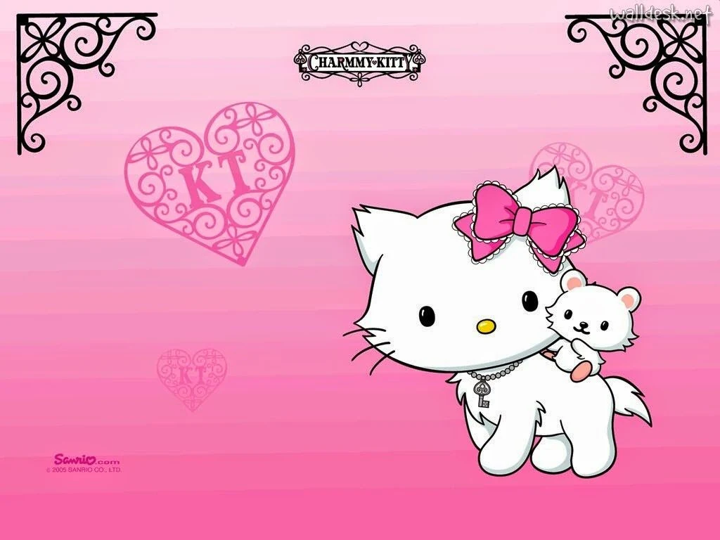 Charmmy Kitty: Free Printable Invitations, Backgrounds or Cards.  