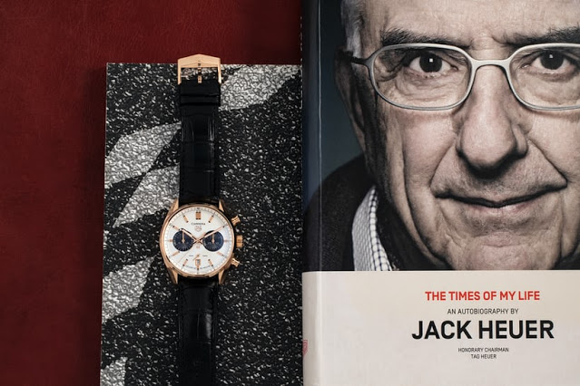 Réplica TAG Heuer Carrera Cronógrafo Jack Heuer Birthday Gold Edición limitada