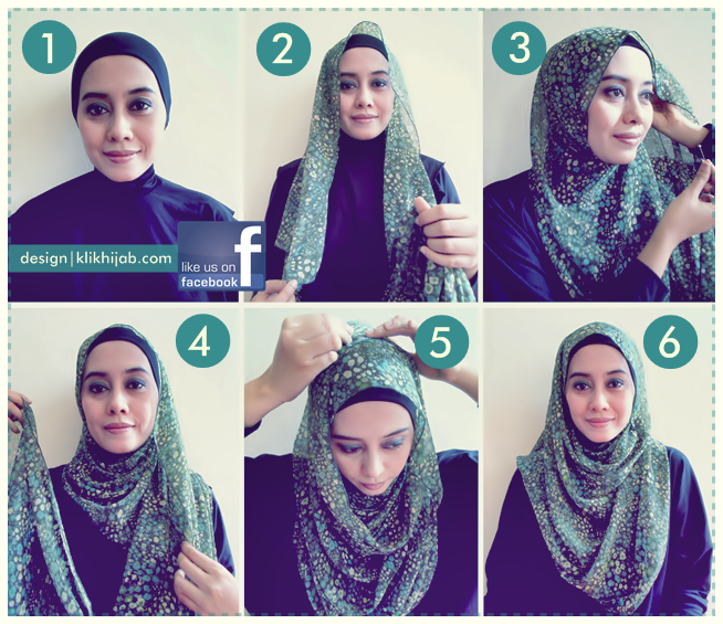  Cara  Memakai  Jilbab  Simple  Cara  Memakai  Jilbab  Tutorial 
