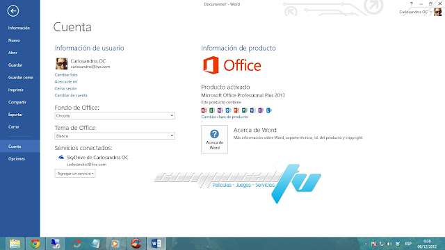 Office 2013 Full Professional Plus VL Español Windows 8 - 7 