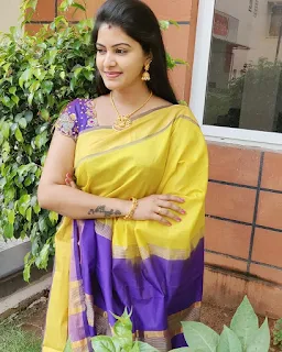 Actress Rachitha Dinesh Latest saree pics