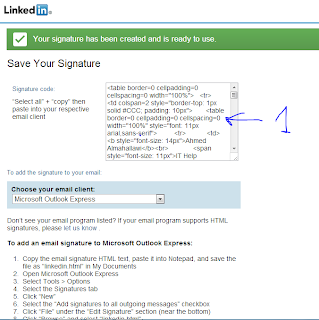 Add Signature to new Hotmail site which look like outlook