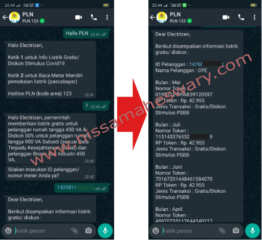 Begini Cara Dapat Pulsa Token Iistrik Gratis PLN Setiap Awal Bulan Tahun 2020 Hanya Melalui Dengan WhatsApp