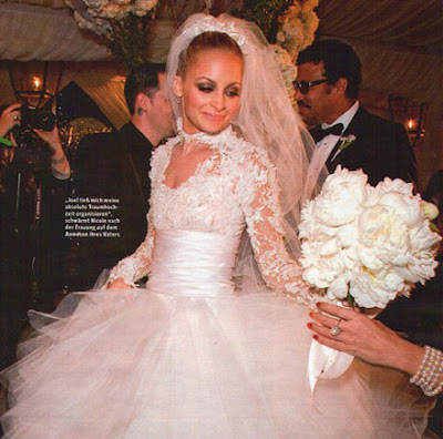 Nicole Richie Wedding Pics. nicole richie wedding dress.