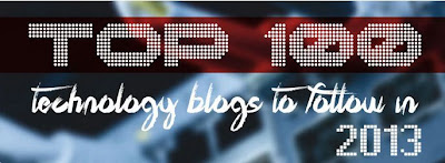 Top 100 Technology Blog to Follow in 2013