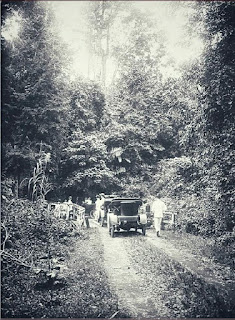 Foto Lawas Jalan dari Boja menuju Kaliwungu, Kendal JawaTengah sekitar tahun 1913