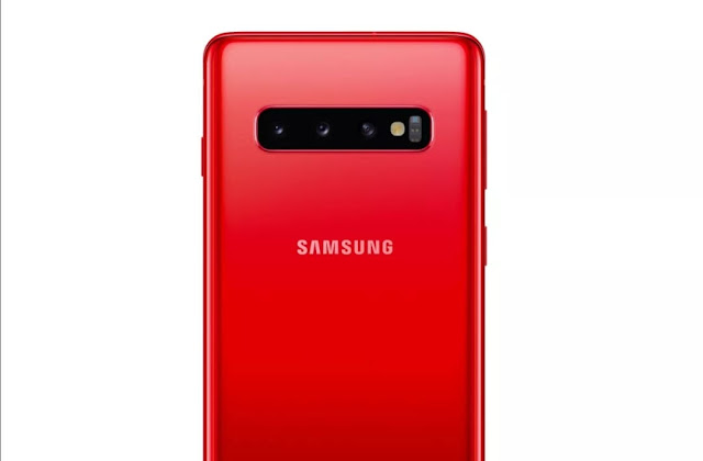 رسميا سامسونج تطلق أول هاتف باللون الأحمر