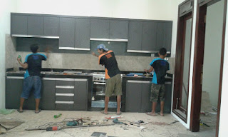 kitchen set berbahan hpl malang