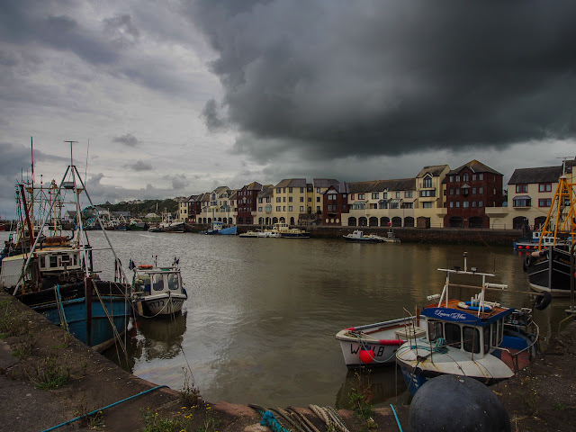 Another view of the storm clouds over the harbour