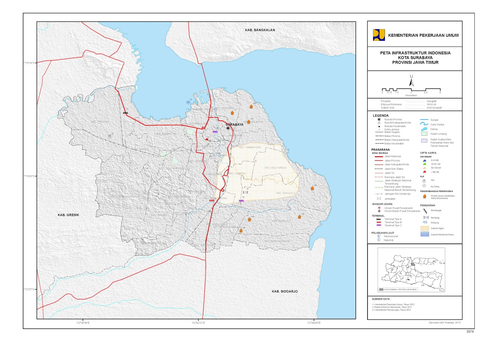 Peta  Kota Peta  Kota Surabaya 