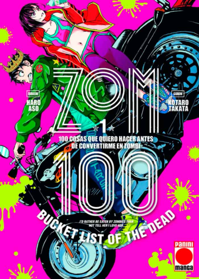 Zombie 100 (Zom 100: Zombie ni Naru made ni Shitai 100 no Koto) manga - Haro Aso y Kotaro Takata - Panini Comics España