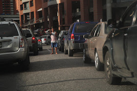 A boy begs on the streets of Caracas. UNICEF is concerned that the current situation in Venezuela has reduced children’s access to essential services and increased their vulnerability, rolling back decades of progress.