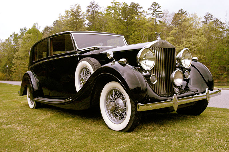 He has rented a 1939 Rolls Royce for us to leave in