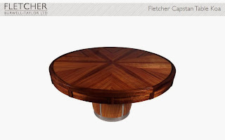 The Expanding table Fletcher Capstan Table Koa