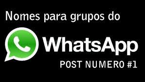 Nomes para grupos whatsapp Grupo Efo