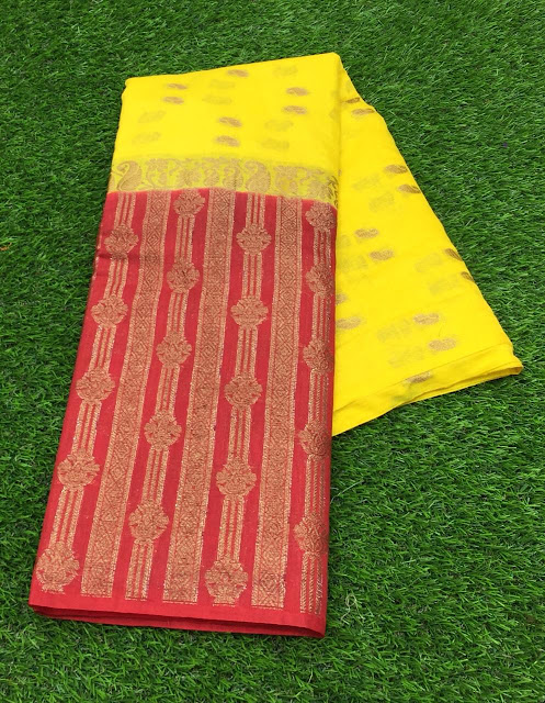  Kanchipuram  Handloom Korvai Silk Sarees