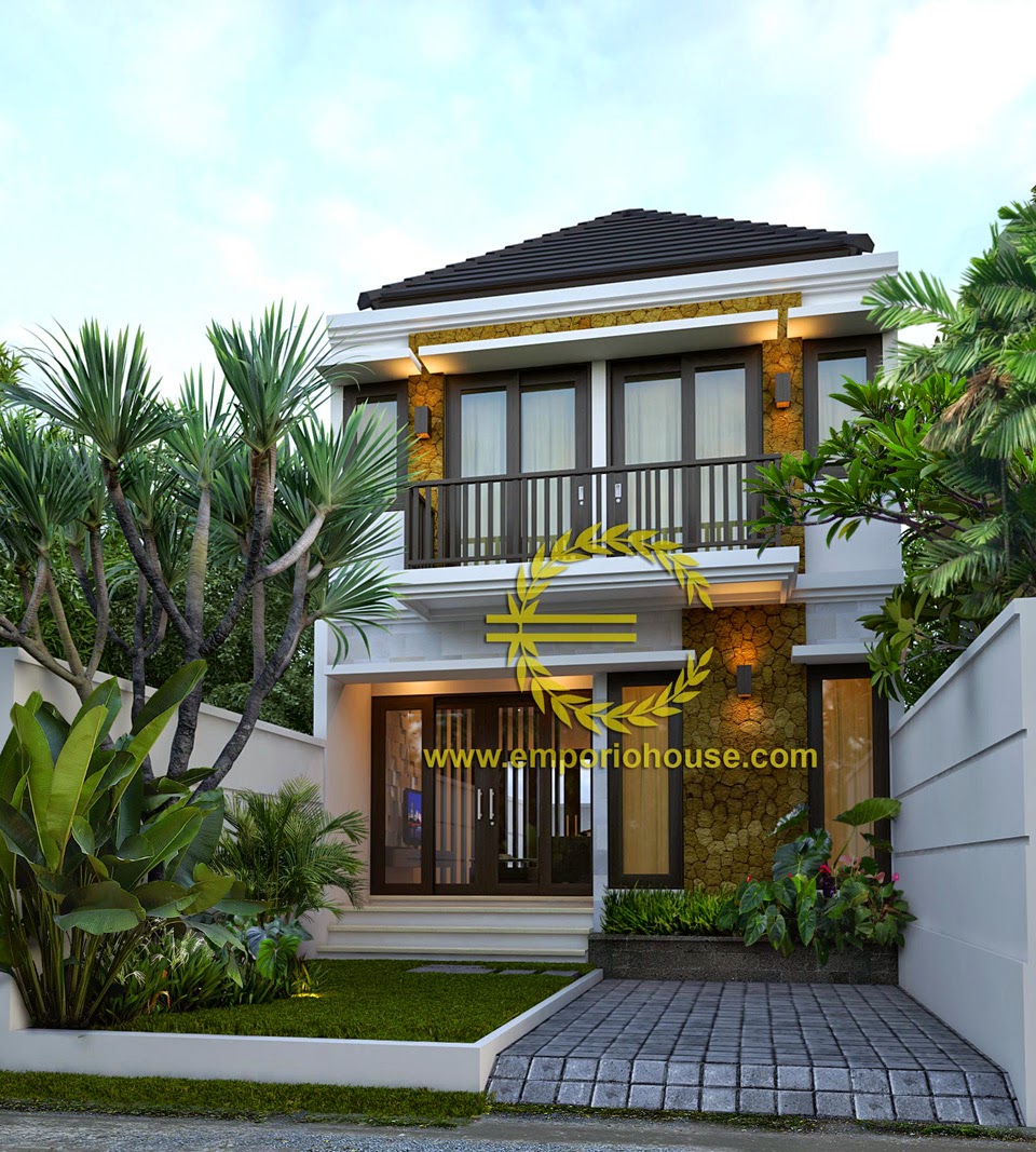 Gambar Rumah Minimalis 2 Lantai Lebar 6 Meter Desain 