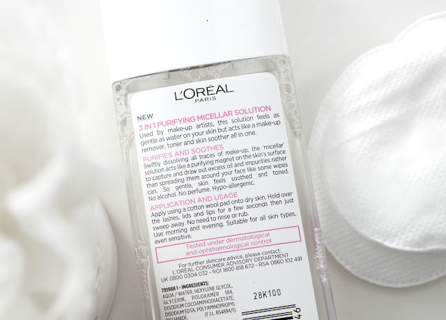 Loreal Skin Perfection Micellar Solution Review, Micellar Water, Bioderma Dupe, Loreal Micellar Water, Caudalie Cleansing Water, 