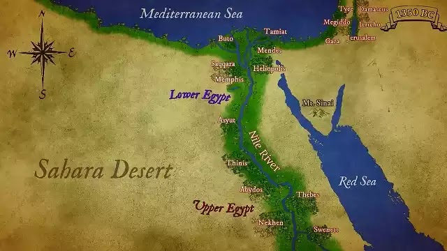 Карты Древнего Египта