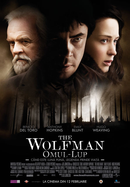 The Wolfman (Film horror 2010) Omul-Lup cu Anthony Hopkins si Benicio Del Toro