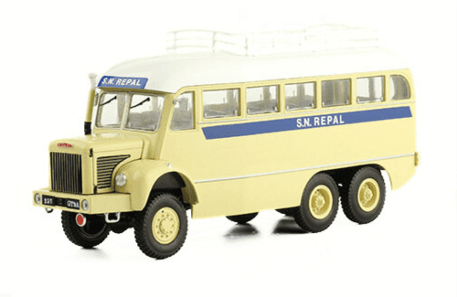 collection berliet 1:43, berliet GBC 8 M 6x6 1:43 Autocar Africain