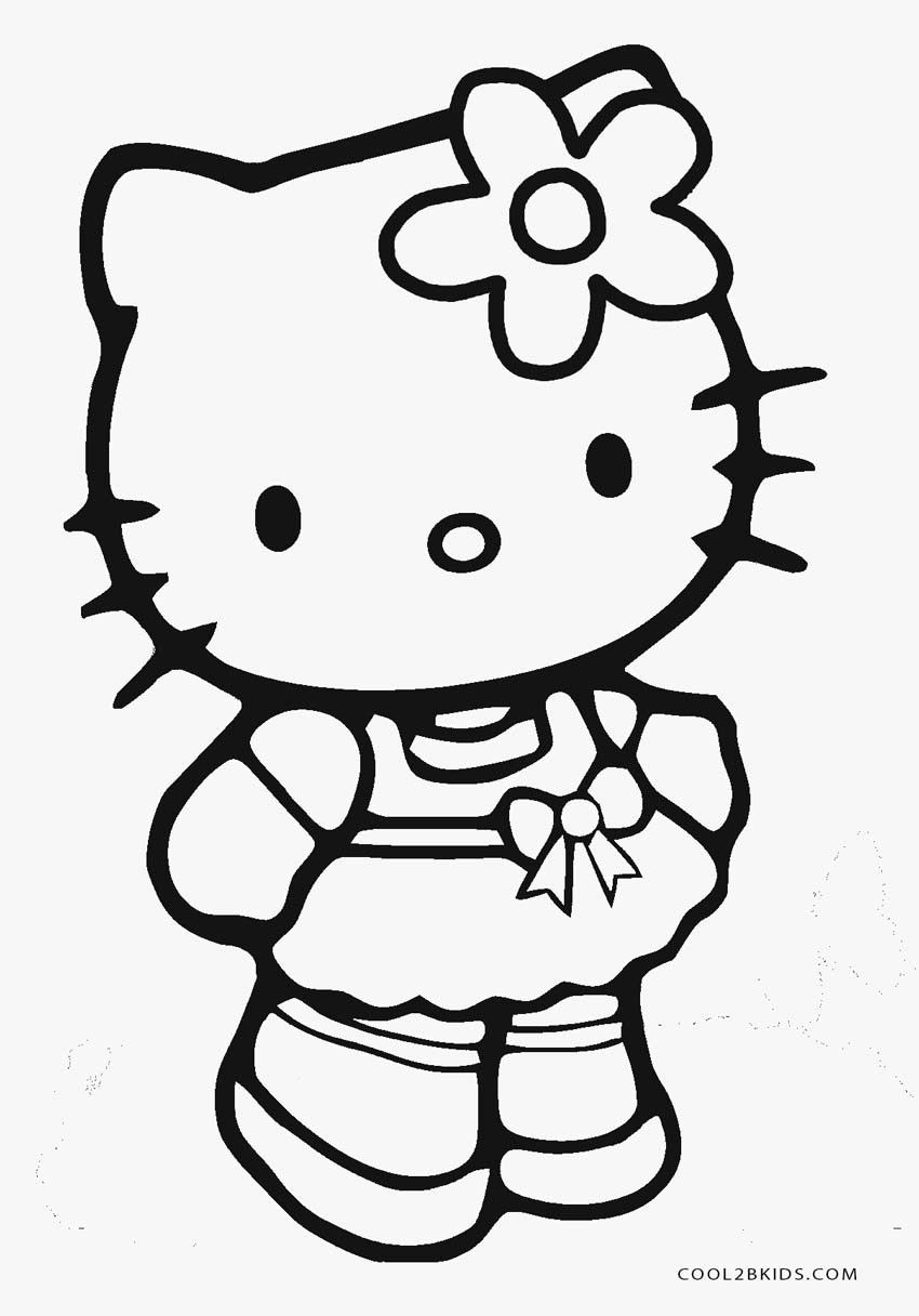 Free Printable Hello Kitty Coloring
